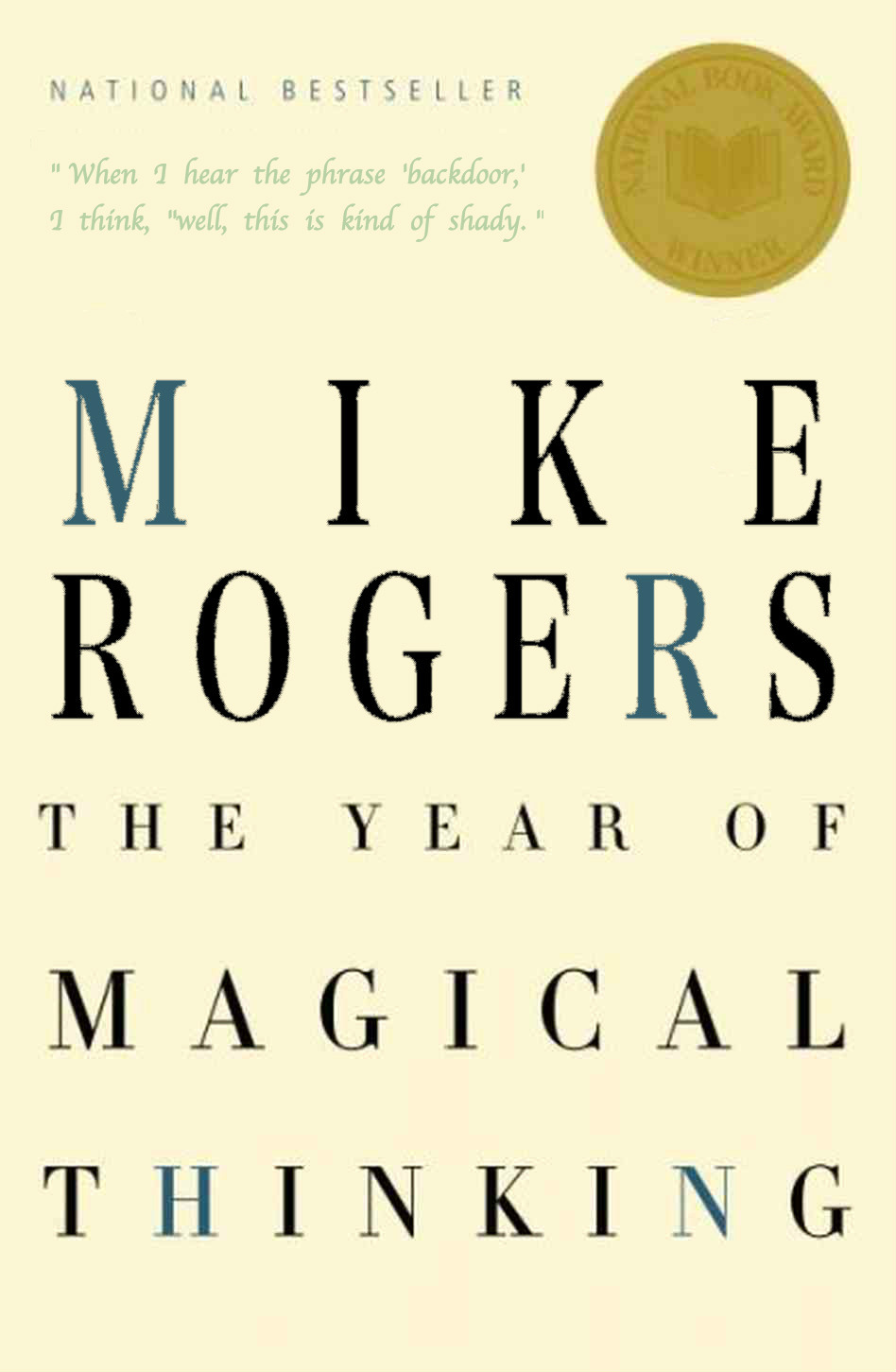Satire courtesy of Dmitri Rizek year of magical thinking